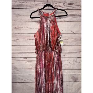 Prelude Pink Woman Dress A-Line Sz M